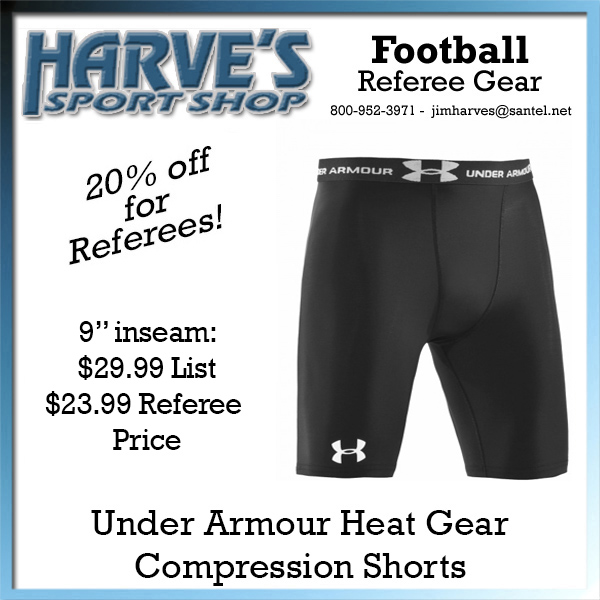 under armor football referee gear